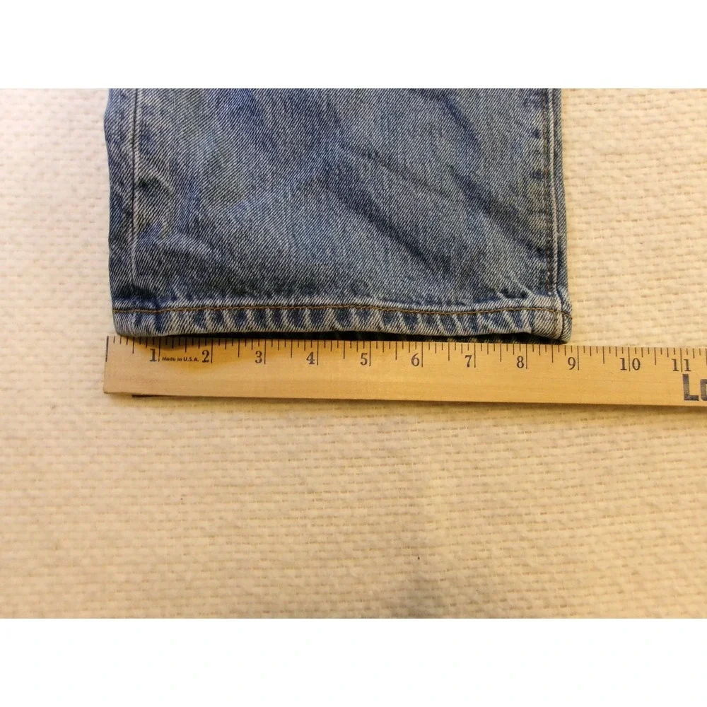 Levi's Mens 36x30 501‎ Original Straight Leg Jeans Medium Wash Button Fly Denim